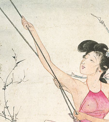 陕西省-胡也佛的仕女画和最知名的金瓶梅秘戏图